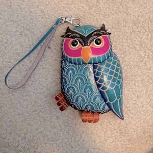 Genuine leather Owl Wristlet!